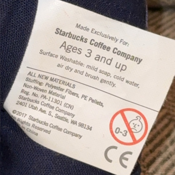 2017 Starbucks Coffee Company Plush Collectible Stuffed Bearista SINGAPORE GIRL - Picture 5 of 5